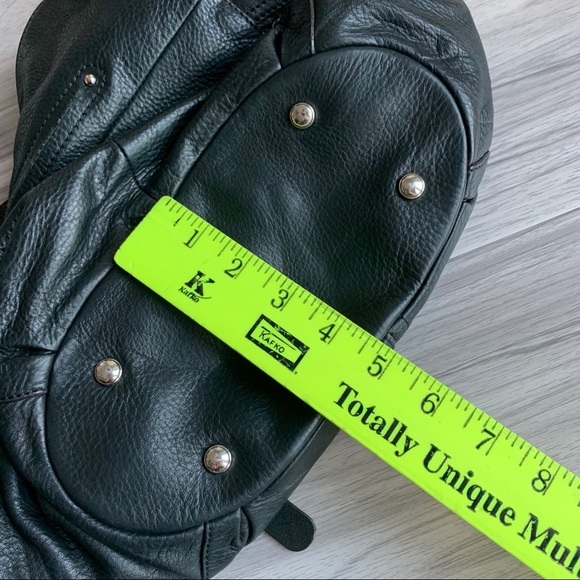 B Makowsky Black Leather Handbag - Picture 11 of 11